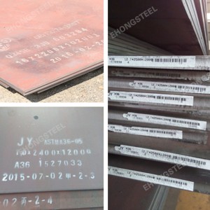 Factory Supply Astm A36 A572 Q235 Q345 Ss400 EN10025 S235JR S275J2 Hot Rolled Carbon Steel Plate