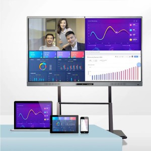 OEM/ODM China China All in One 55 65 75 86 98 Inch Interactive Touch Screen Smart Electronic Whiteboard Display Flat Panel Equipment for Conference Classroom Education