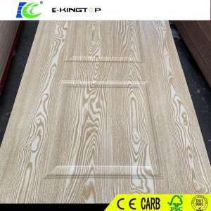 Kiváló minőségű természetes fa furnér HDF ajtóbőr, 3,0 mm-es