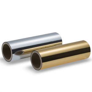PET Golden and Silver Metalized Thermal Lamination Film