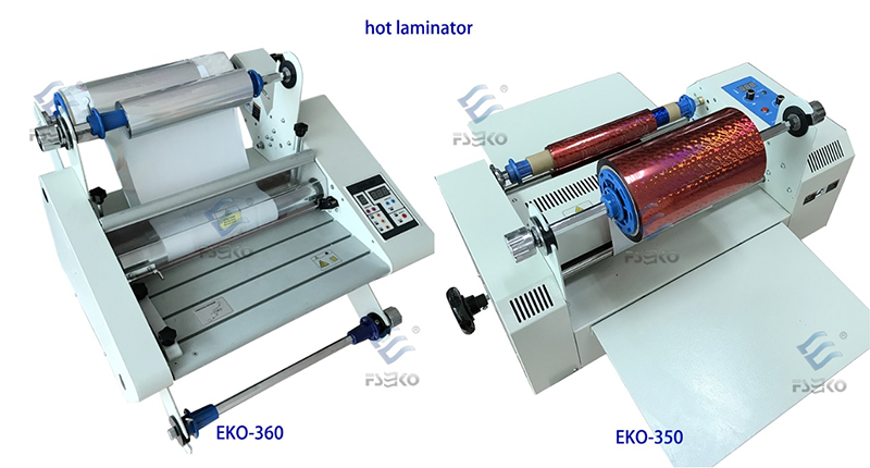 The comparison of EKO-350 & EKO-360 thermal laminator