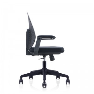 Mesh Back Fabric Seat Computer Chair with back support