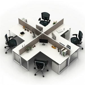 Work Corner L-Shaped Desk Set with Panels container office