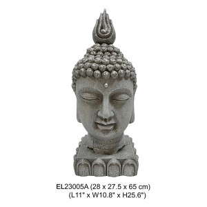 Fibre Clay MGO Buddha Ìomhaighean Ceann Ìomhaigh Figurines