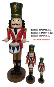 Resin Handmade Crafts Classic Nutcrackers Figurines Soldiers Decorations Tabletop Ornaments