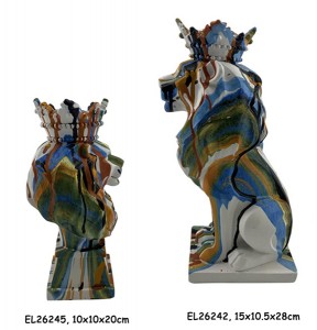 Resin Arts & Crafts Stone figurice lavova, svijećnjaci, držači za knjige