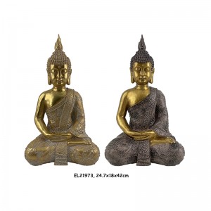 Resin arts & crafts Thai Buddha Meditation Figurines