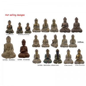 Erretxina Arts & Crafts Classic Teaching Buddha Figurinak