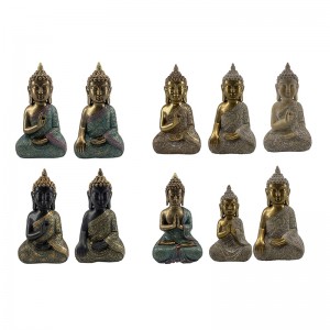 Resin Arts & Crafts Thai Ho Ruta Liemahale le Litšoantšo tsa Buddha