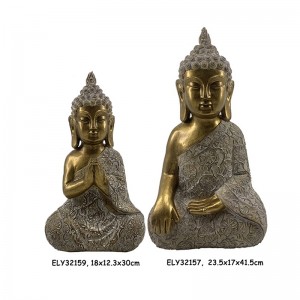 Resin Arts & Crafts Thai Kudzidzisa Buddha Zvidhori Uye Figurines