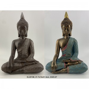 Resin Arts & Crafts Thai Kuphunzitsa Zithunzi za Buddha Ndi Zithunzi