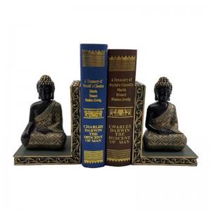 Resin Arts & Crafts Classic Buddha Statues Bookends