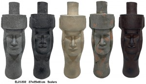 Statujat me peshë të lehtë të Ishullit të Pashkëve me fibër argjile MGO