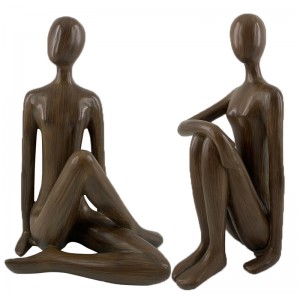 Resin Arts & Crafts Yoga Lady Figurines
