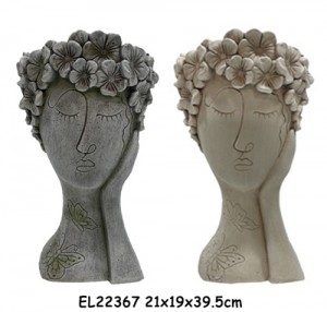 Fiber Clay kézzel készített kézműves Könnyű virágkorona női arcültető