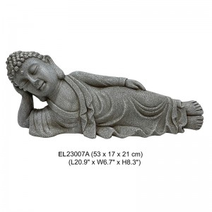 Fiber Clay könnyű súlyú MGO fekvő Buddha figurák szobrok