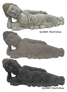 Fiber gline Lagane MGO Ležeće figurice Bude Statue
