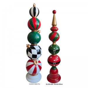 Уметност и занает од смола Нов дизајн Завршна декорација со божиќни ѕвончиња од 65 инчи