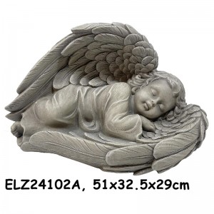 Cherubic Charm Angelic Figurines Imah Decor Angel Patung Taman hiasan
