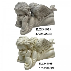 Cherubic Cham Angelic Figurines Kay Decor Angel Estati Dekorasyon Jaden