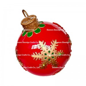 Ornaments Ball Christmas bi LED Flash Light XMAS Holiday Decor Berhemên Demsalî