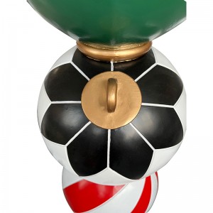 Résine Art & Craft nouveau design 69.7 pouces boules de noël décoration de fleuron