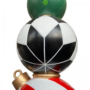 Resin Art & Craft Dizajni i ri Dekorimi i fundit me topa Krishtlindjesh 69,7 inç
