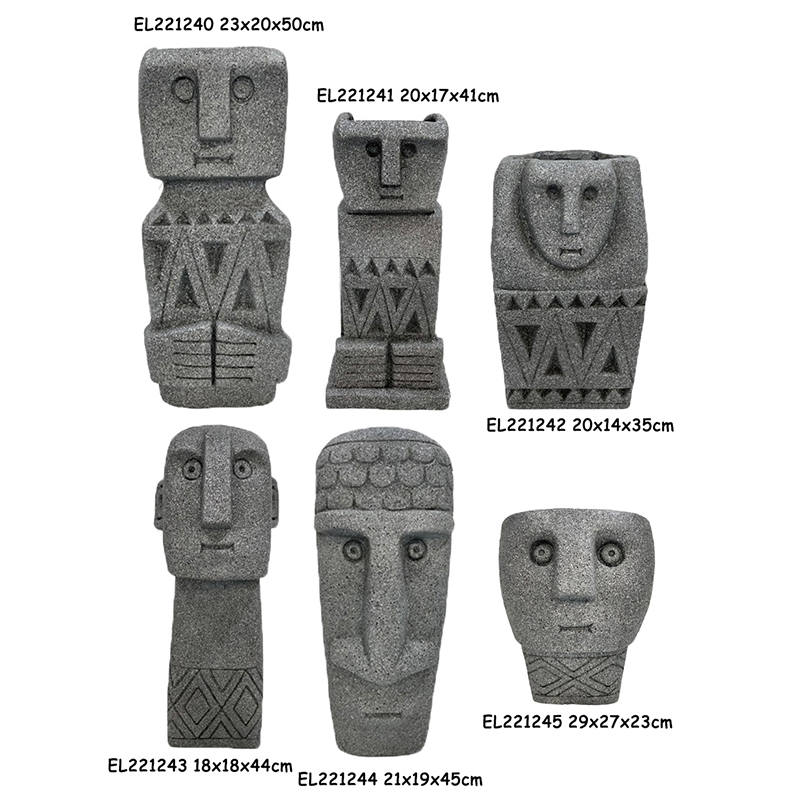 Clay Ethnic and Tribal Statues (1)