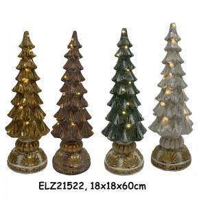 ライト付き粘土繊維クリスマスツリー家の装飾季節の装飾