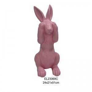 Easter See No Rabbit Statues Spring Home and Garden Dekorasyon Cute Rabbit
