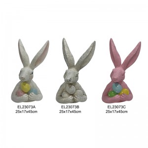 मंत्रमुग्ध कर देने वाली खरगोश की मूर्तियाँ ईस्टर अंडे पकड़ें खरगोश पकड़ें गाजर पकड़ें मज़ेदार बनी घर और बगीचे को सजाएँ
