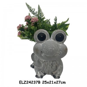 Frog Planter Statues Frog Deco-Pot Garden Planters Animals Flowerpots Home And Garden Decor