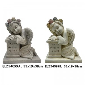 Graceful Praying Rêstende Holding Bowls Angel Statues Handcrafted Outdoor Indoor Decoration