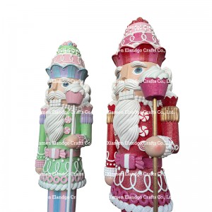 Rankų darbo dervos saldumas Spragtukų kalėdiniai papuošimai Sezoninis dekoras Naujas dizainas