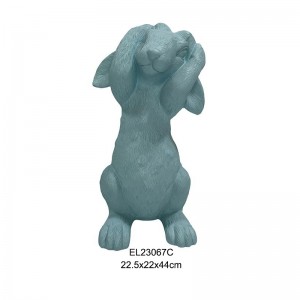 Hear No Evil Easter Rabbit Statues Spring Outdoor Indoor Decoration Holiday Decor