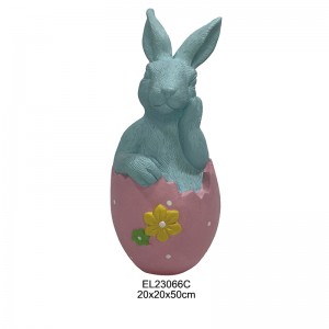 Coniglio nantu à uova Supportu per piatti Rabbit Whimsy meets Funzionalità Decorazioni primavera Interni è esterni