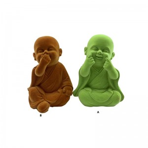 Resin Arts & Crafts Classic Chinese Shaolin Buddha Style Figurines