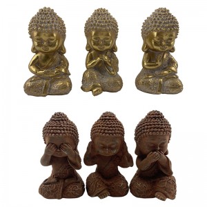 Resin Arts & Crafts Classic Baby-Buddha Series Figurines