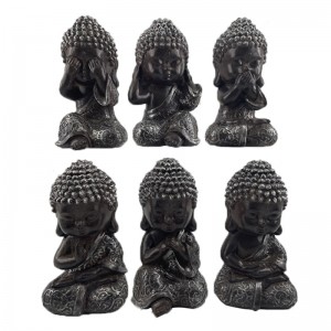 Resin Arts & Crafts Classic Baby-Buddha sorozatú figurák