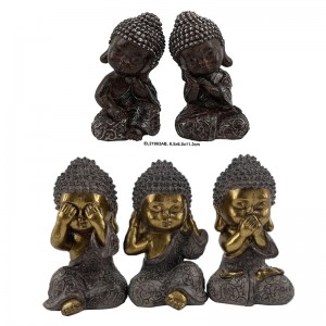Resin Arts & Crafts Estatuetas clássicas da série Baby-Buddha