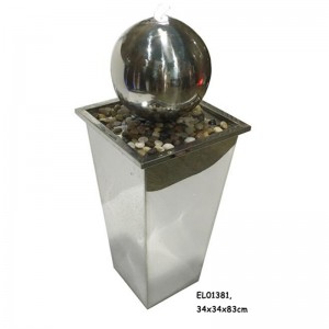 Stainless Steel Round Sphere Style Likarolo tsa Metsi a Metsi