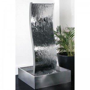 Stainless Steel Wall Waterfall Fountain Water Features