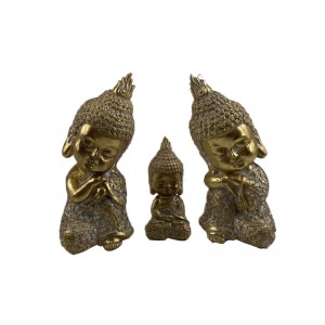 Rrëshirë Arte dhe Mjeshtëri Figurina Thai Baby-Buddha Series