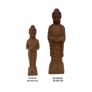 樹脂工芸品立仏像と置物