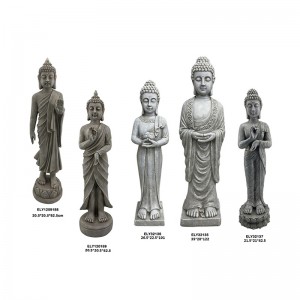 Resin Arts & Crafts Standing Buddha Statuen a Figuren