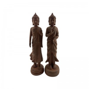 Resin Ealain & Ciùird Ìomhaighean Buddha Seasmhach agus Figurines