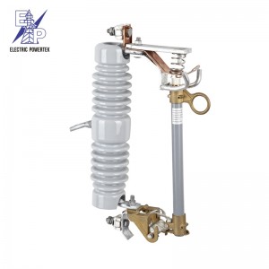 High definition Lightning Arrestor - Outdoor 15 -54kv superior porcelain tube fuse holder drop fused cutout – Electric