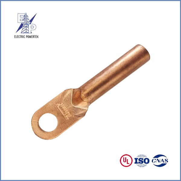 DT Series Copper Connecting Terminals Oil-plugging Type Cable Lug