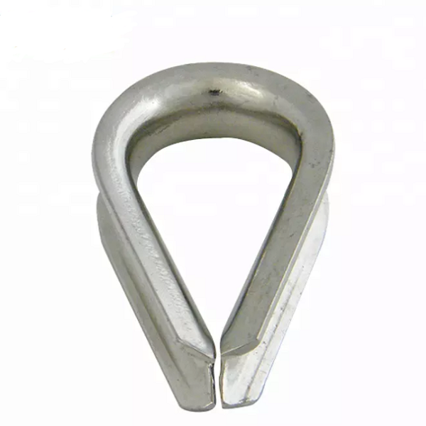 Stainless steel wire rope thimble eye