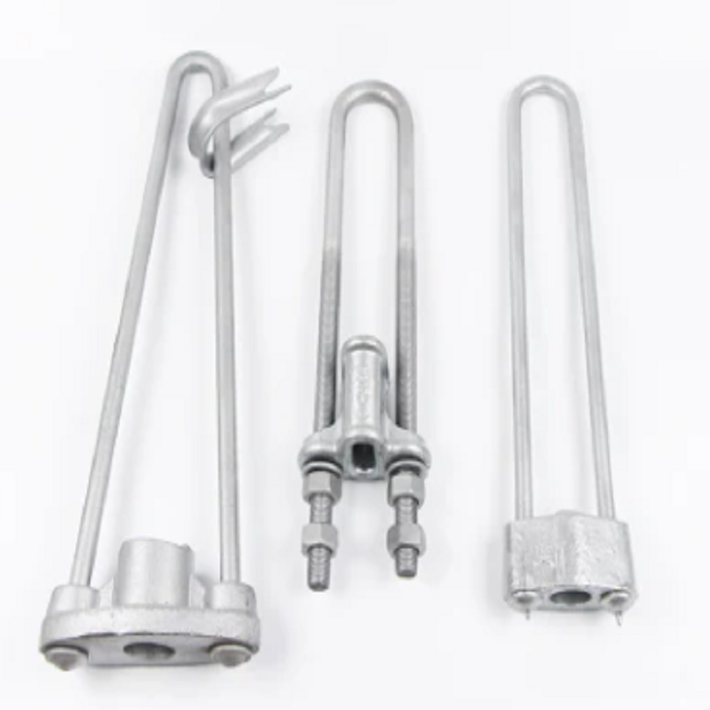 Line Hardware Stay Rod with Bow & Based Plate & Thimble Hot DIP Galvanized